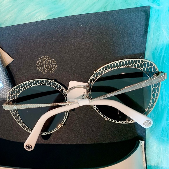 ROBERTO CAVALLI Cat Eye Sunglasses NWT Vintage 90s butterfly main image 6